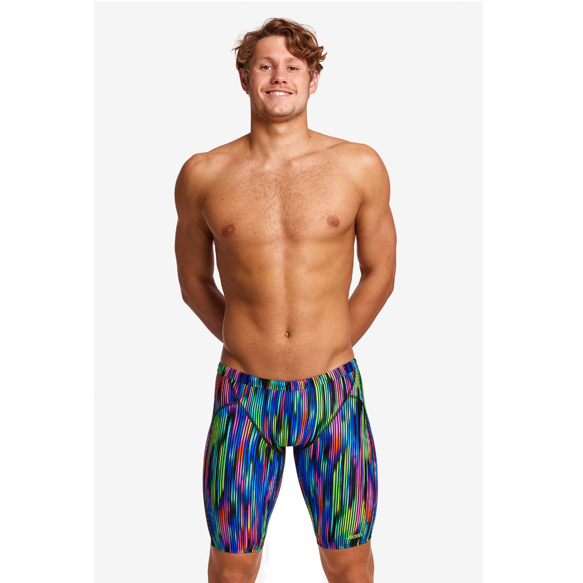 Funky Trunks Jammer Badehose Herren Rain Down