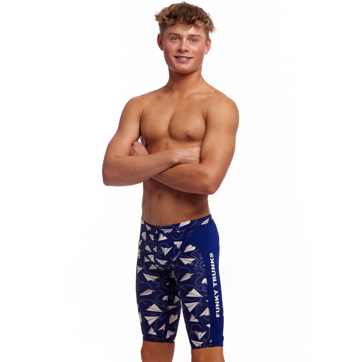 Funky Trunks Paper Plain Jammer Badehose Jungen