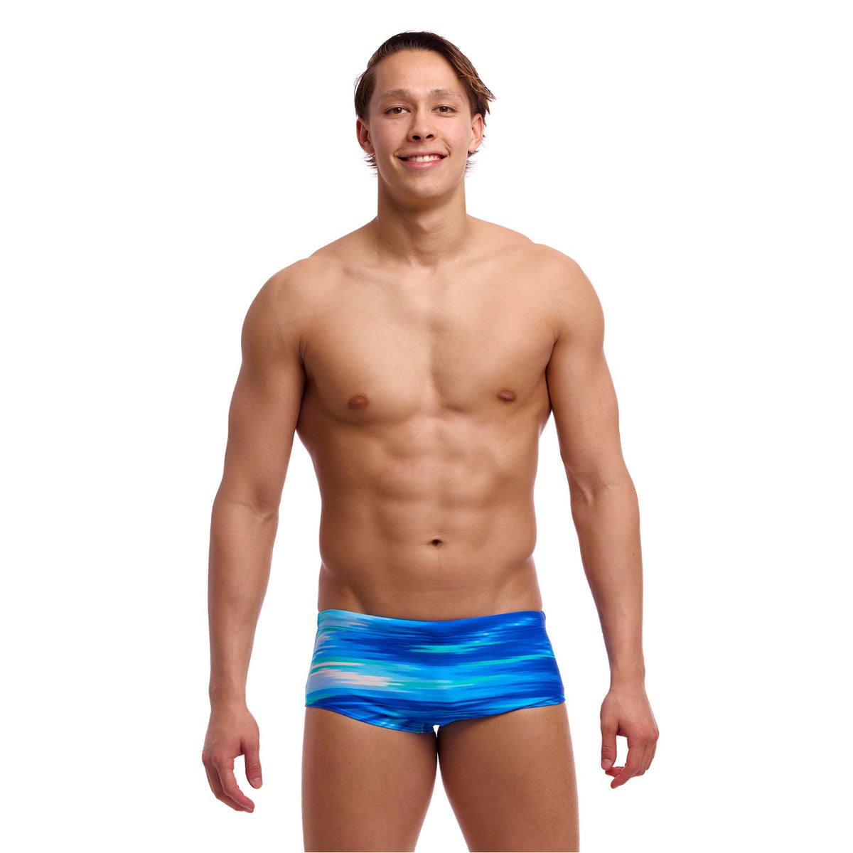 Funky Trunks Badehose Herren Sidewinder Trunk Sea Breeze