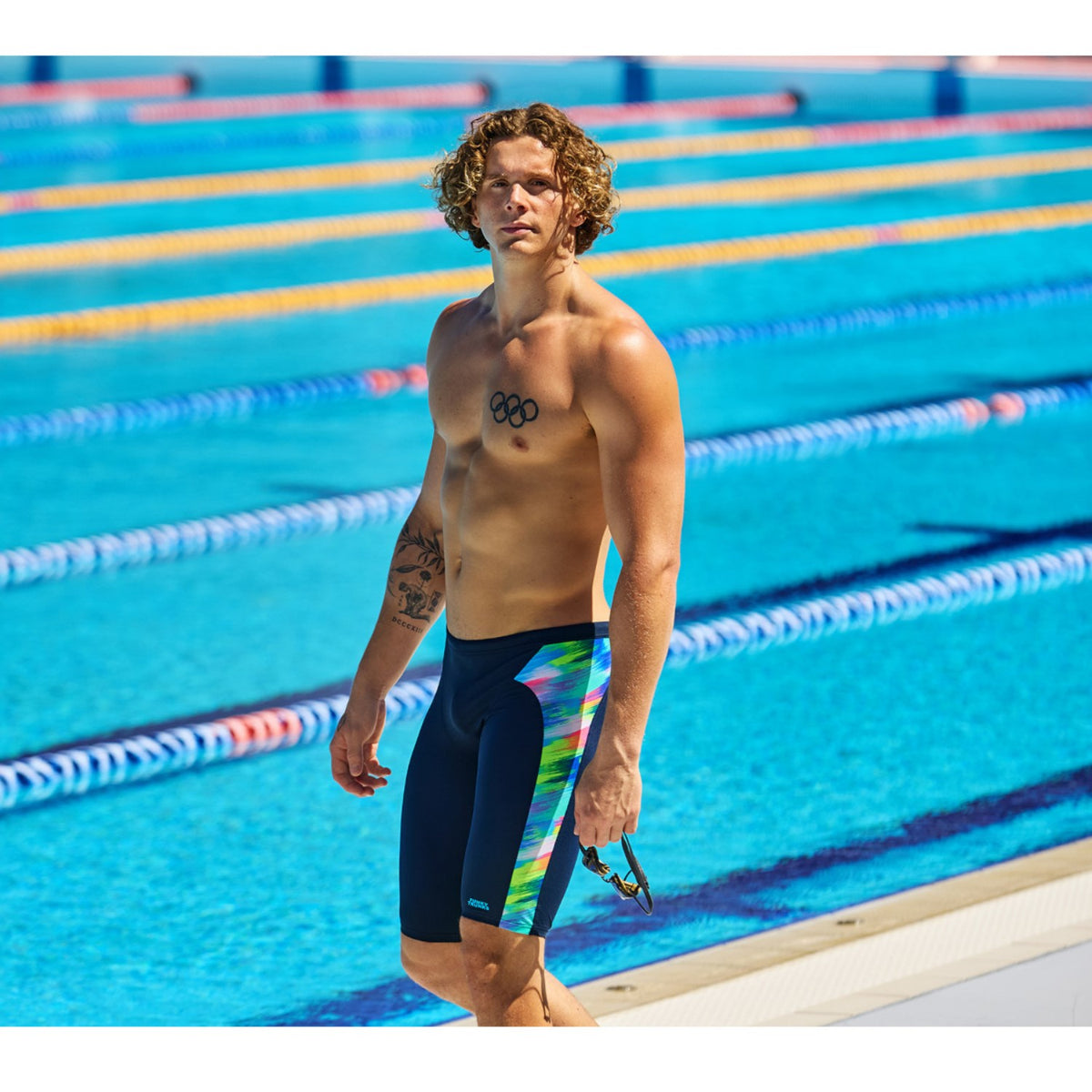 Funky Trunks Streaky Strokes Jammer Badehose Herren
