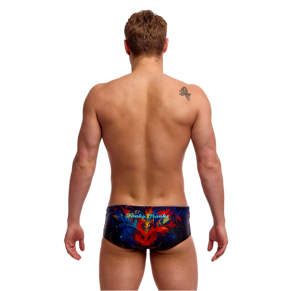 Funky Trunks Badehose Herren Sidewinder Trunk Meow Baby