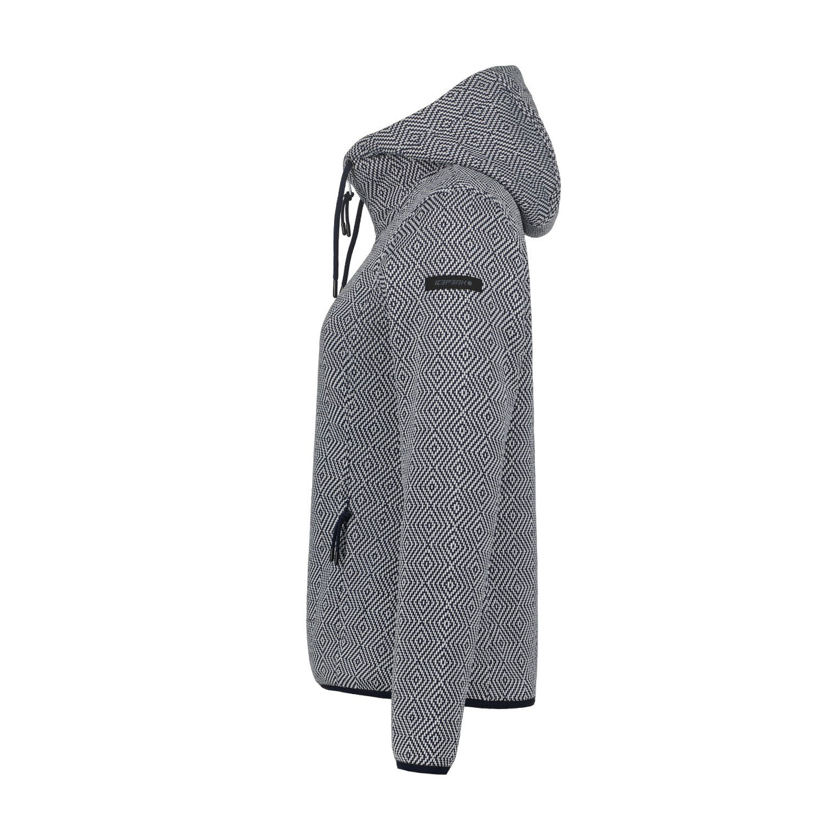 Icepeak Adrian Strickfleecejacke Damen mit Kapuze