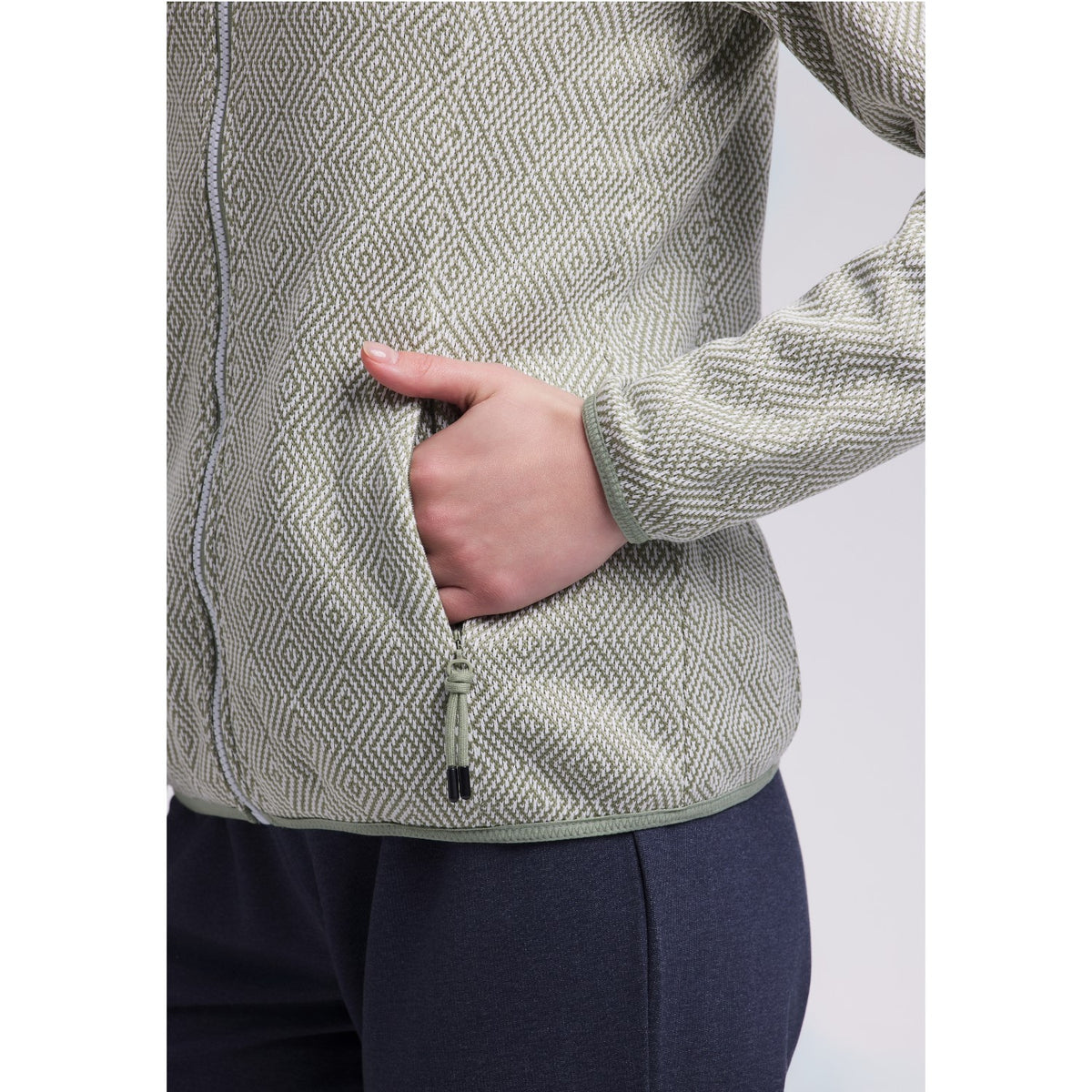 Icepeak Adrian Strickfleecejacke Damen mit Kapuze