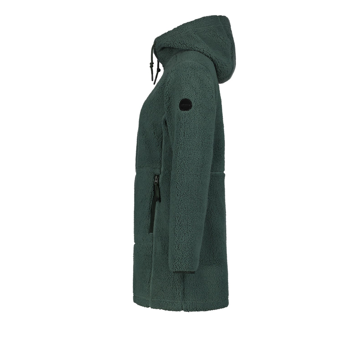 Icepeak Agra Fleecejacke für Damen mit verschließbaren Taschen und einer Kapuze