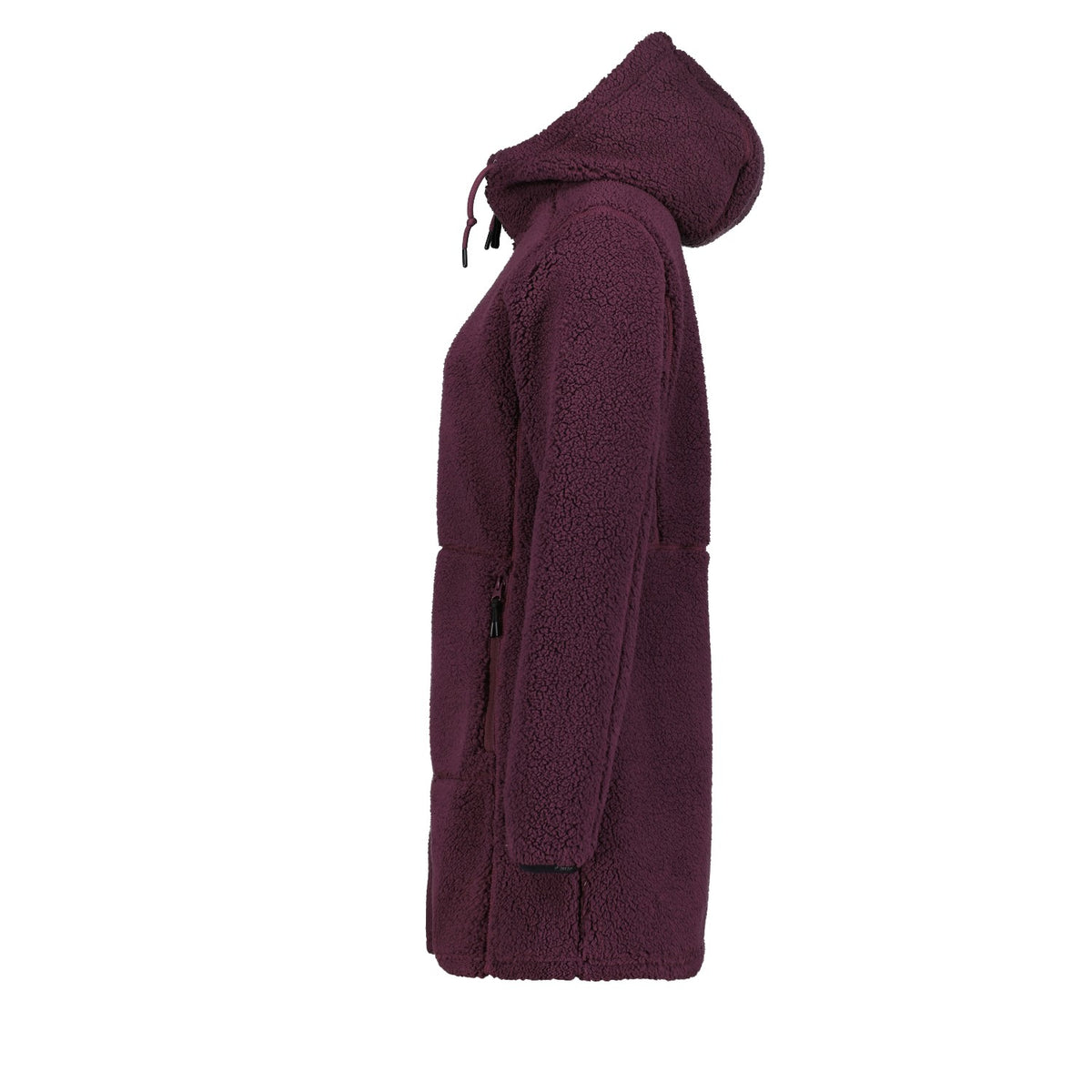 Icepeak Agra Fleecejacke für Damen mit verschließbaren Taschen und einer Kapuze