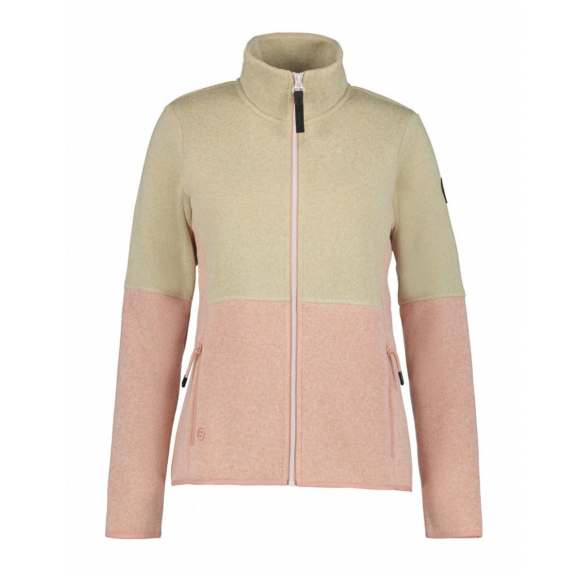 Icepeak Anahola Strickfleecejacke für Damen ohne Kapuze
