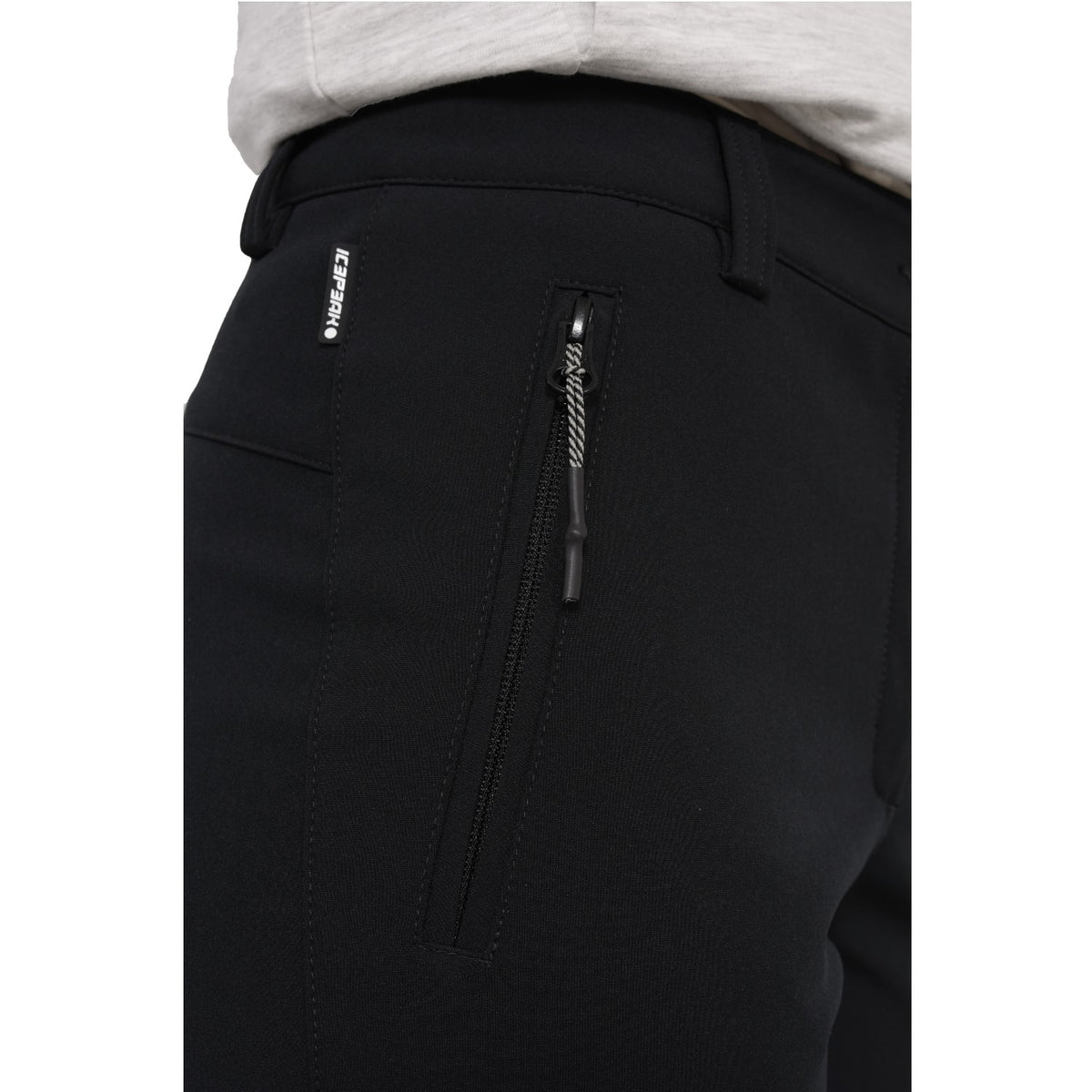 Icepeak Athens Softshellhose Damen in Kurzgröße 10.000mm Wassersäule