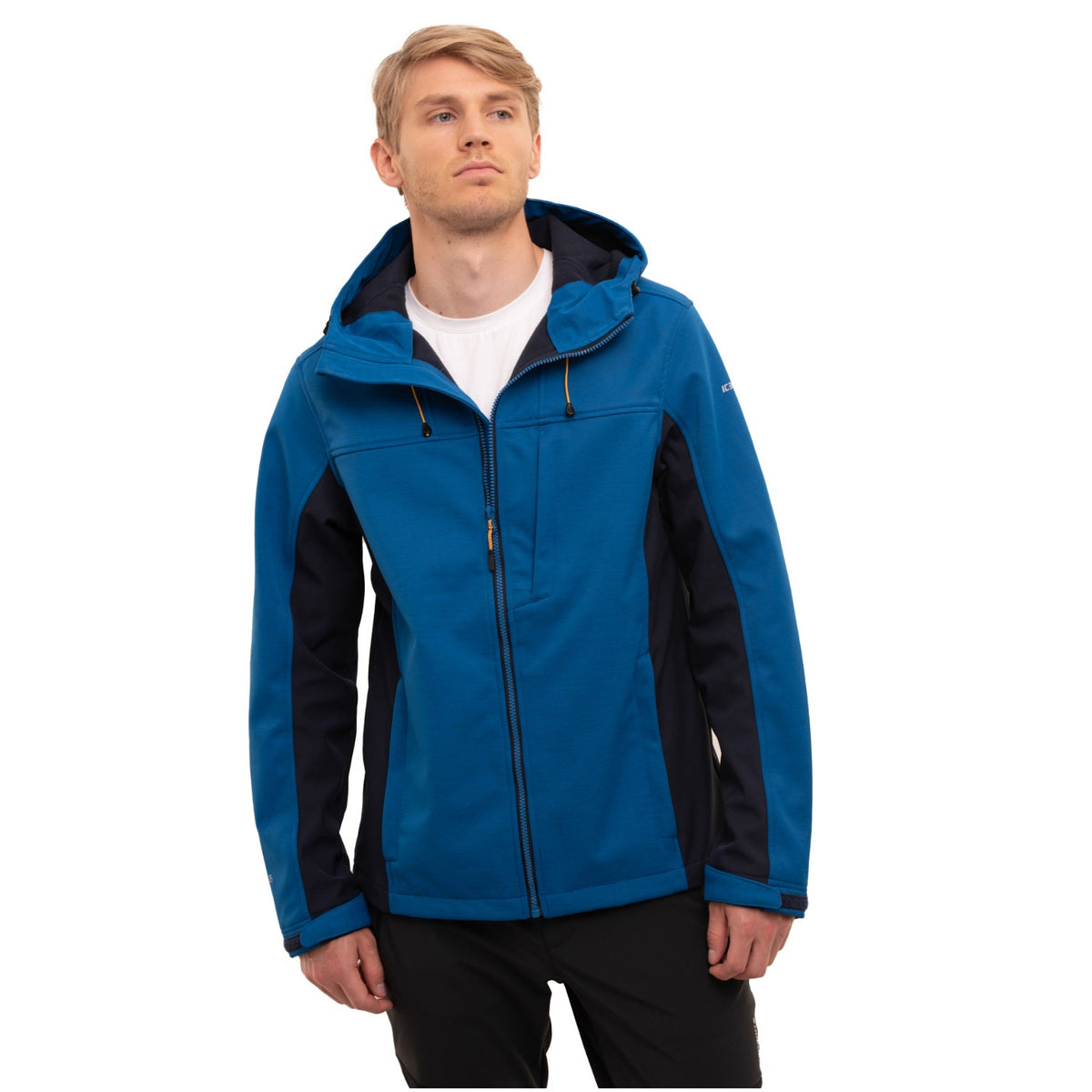 Icepeak Bazine Softshelljacke für Herren mit Kapuze und 5.000mm Wassersäule
