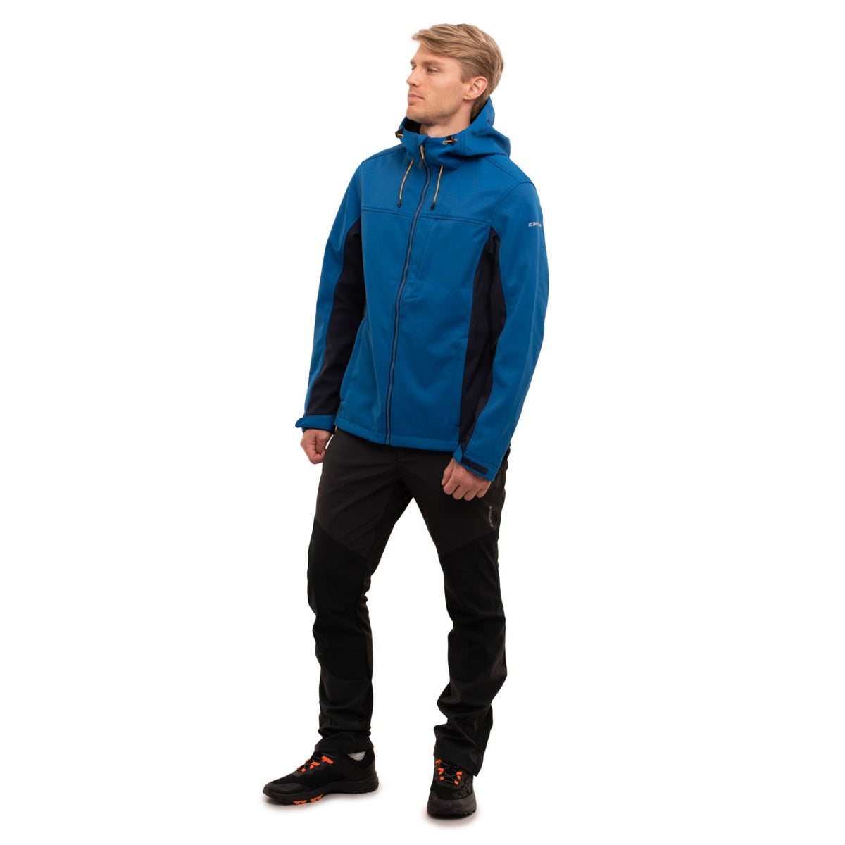 Icepeak Bazine Softshelljacke für Herren mit Kapuze und 5.000mm Wassersäule