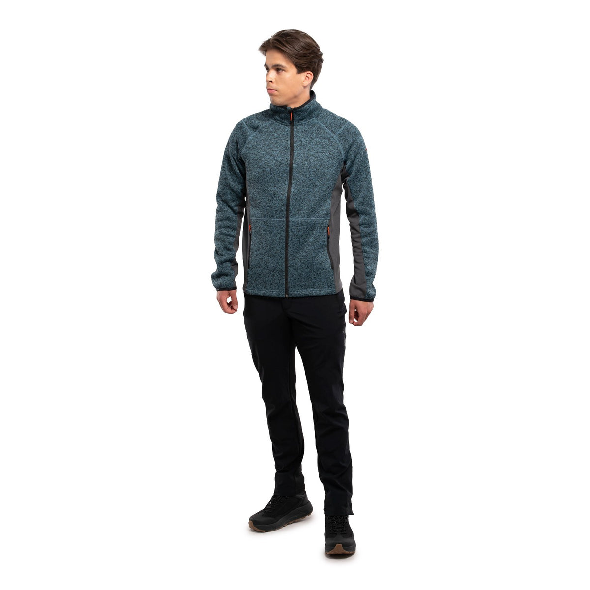 Icepeak Bode Strickfleecejacke Herren ohne Kapuze