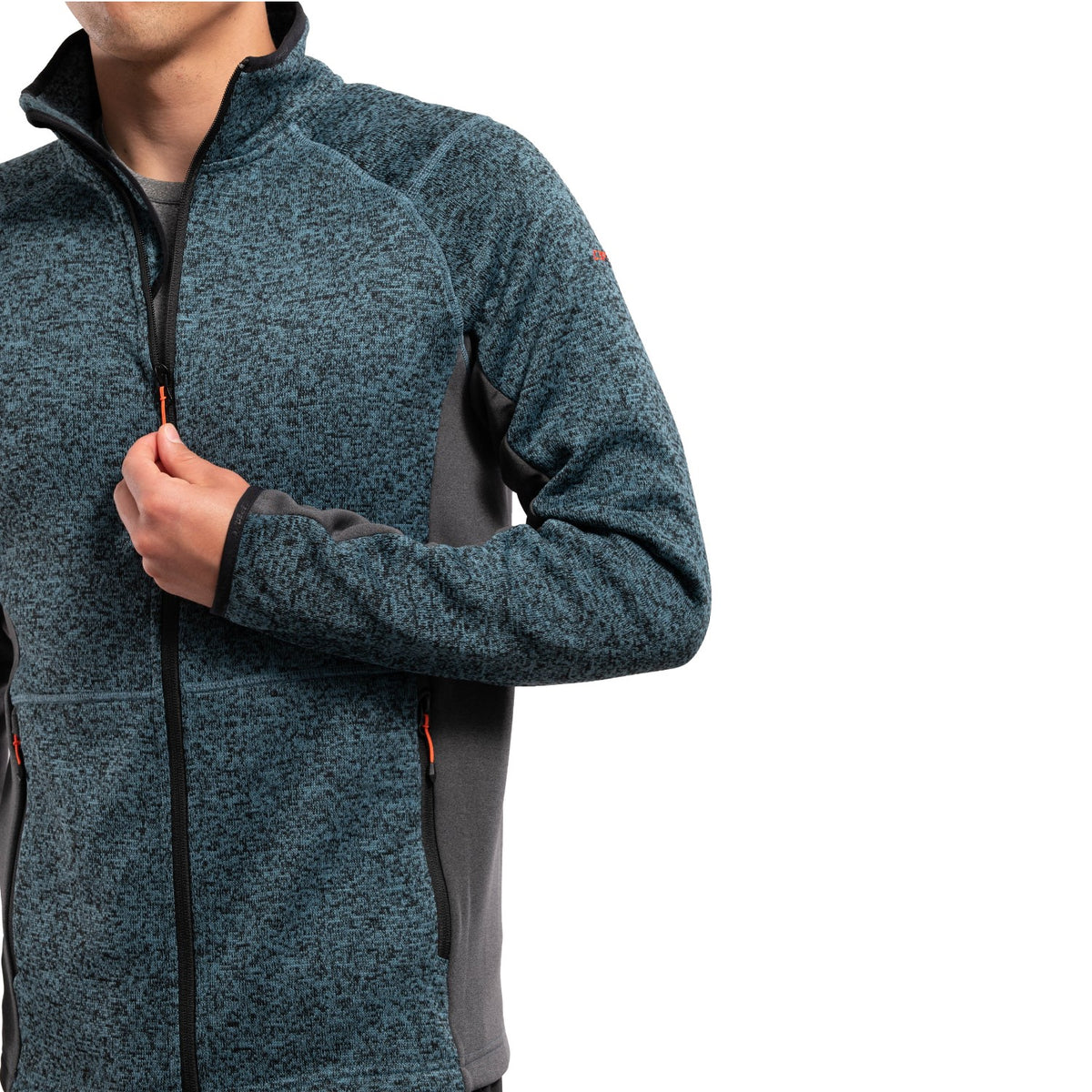 Icepeak Bode Strickfleecejacke Herren ohne Kapuze