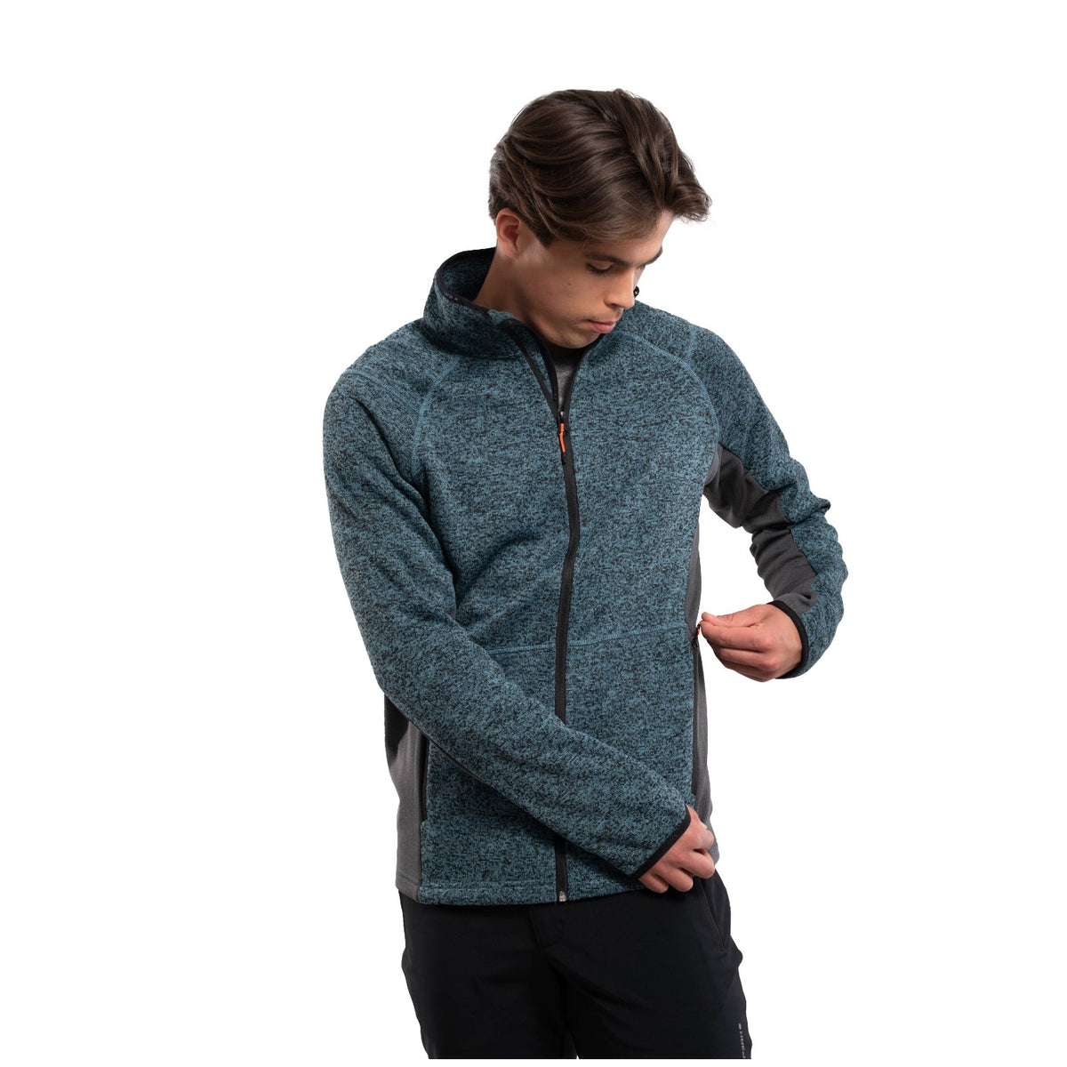 Icepeak Bode Strickfleecejacke Herren ohne Kapuze