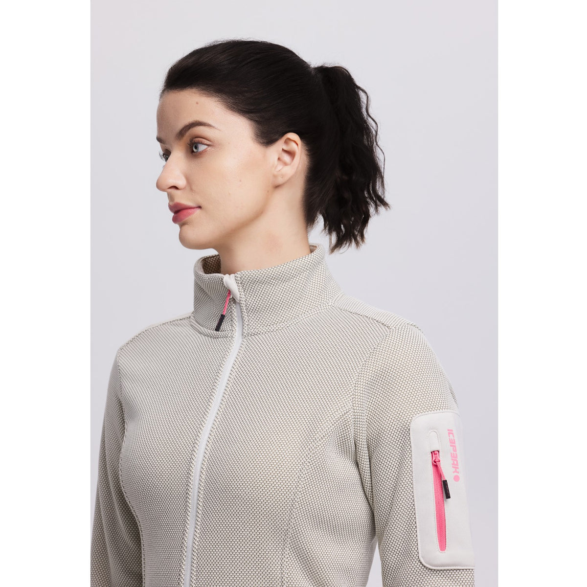 Icepeak Bowersville Strickfleecejacke für Damen ohne Kapuze