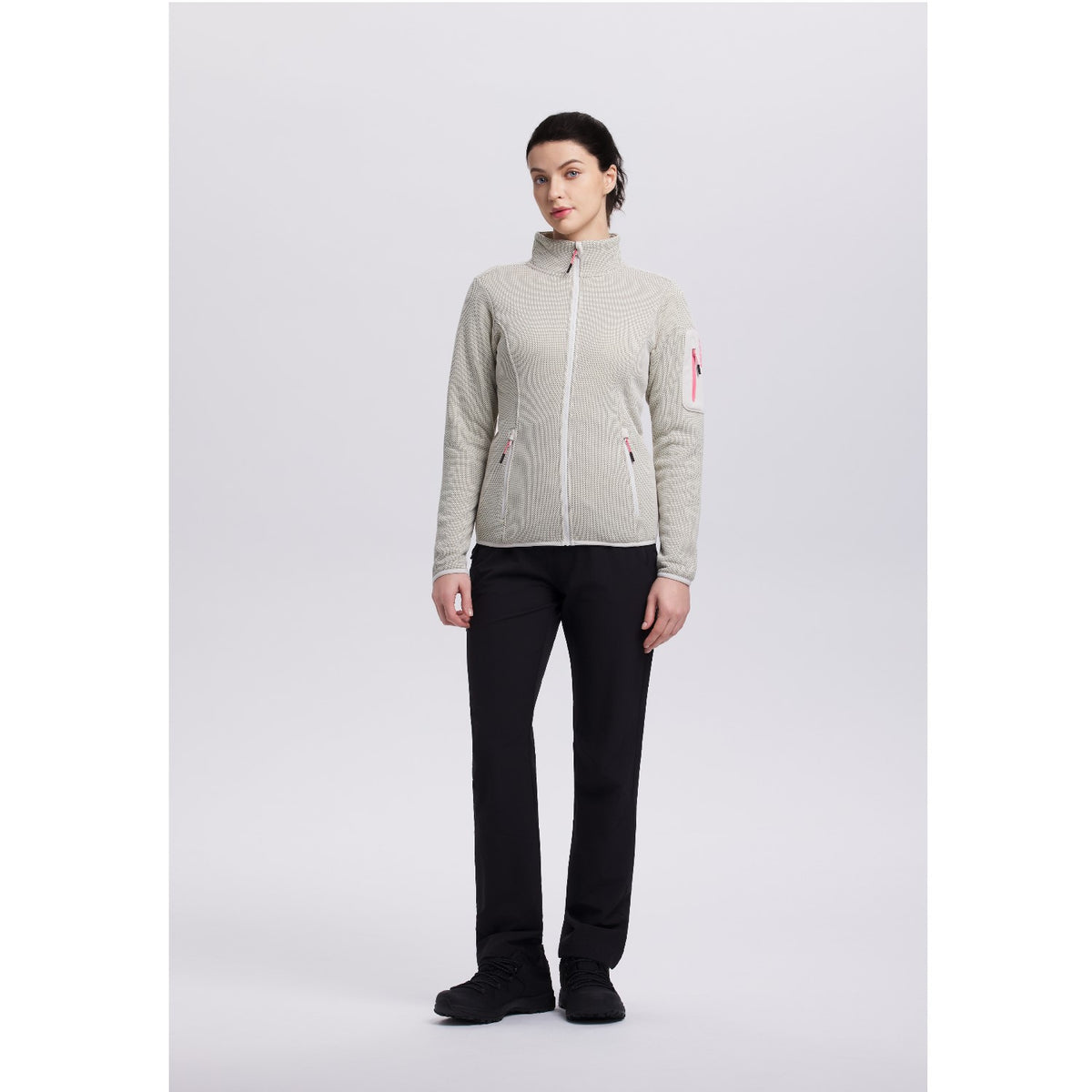 Icepeak Bowersville Strickfleecejacke für Damen ohne Kapuze