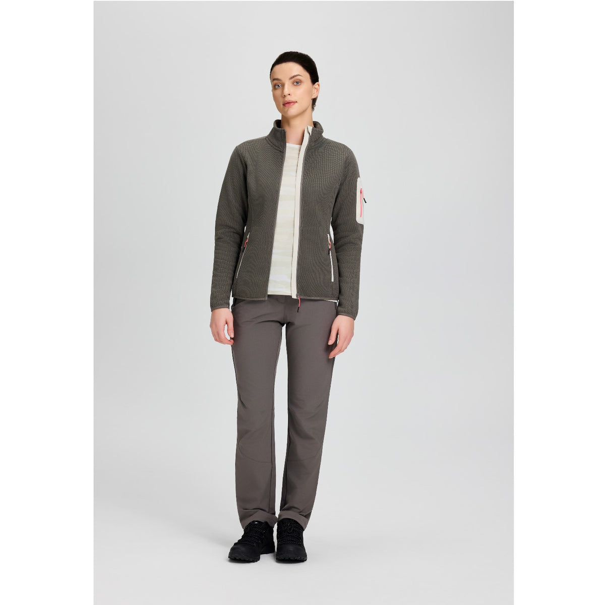 Icepeak Bowersville Strickfleecejacke für Damen ohne Kapuze