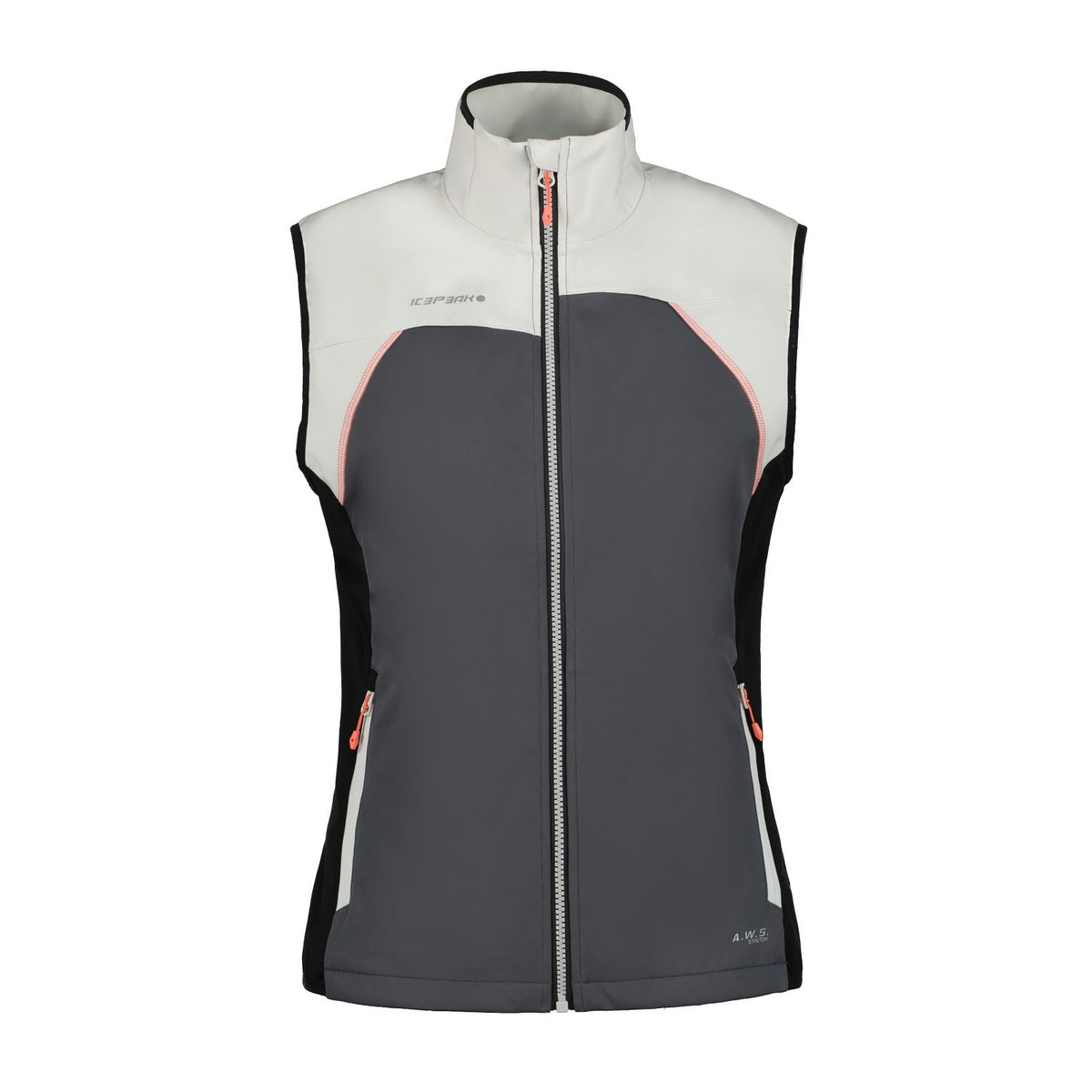 Icepeak Branson Softshell Weste für Damen mit verschließbaren Taschen