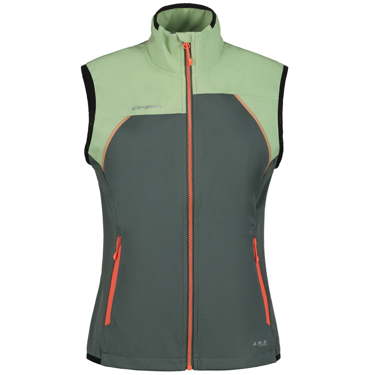 Icepeak Branson Softshell Weste für Damen mit verschließbaren Taschen