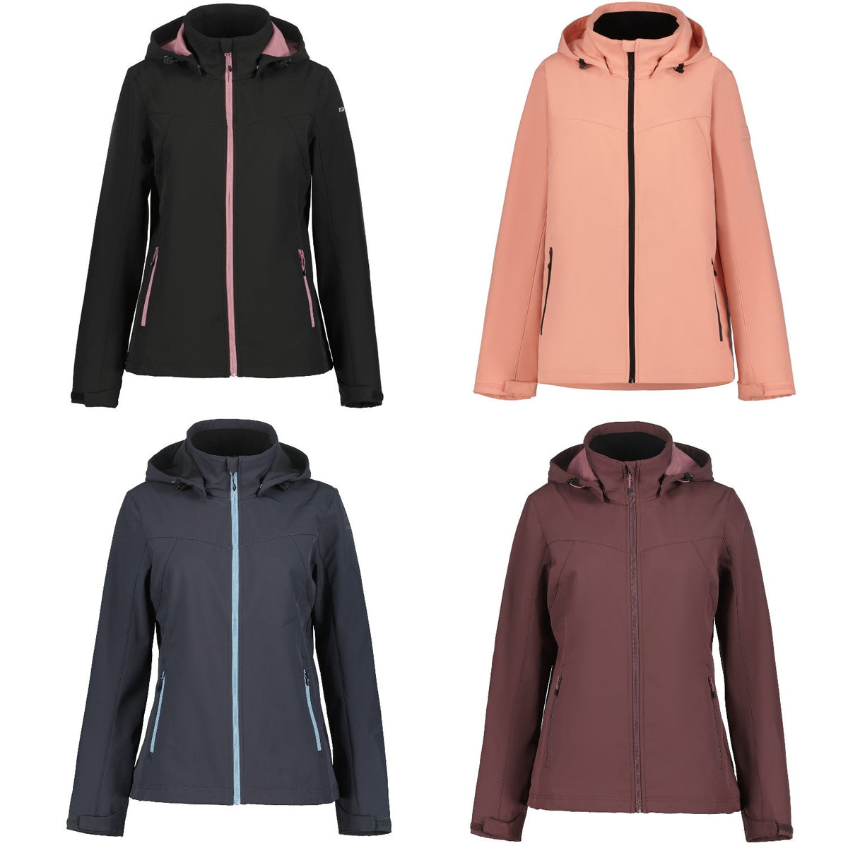 Icepeak Softshelljacke Brenham für Damen mit Kapuze