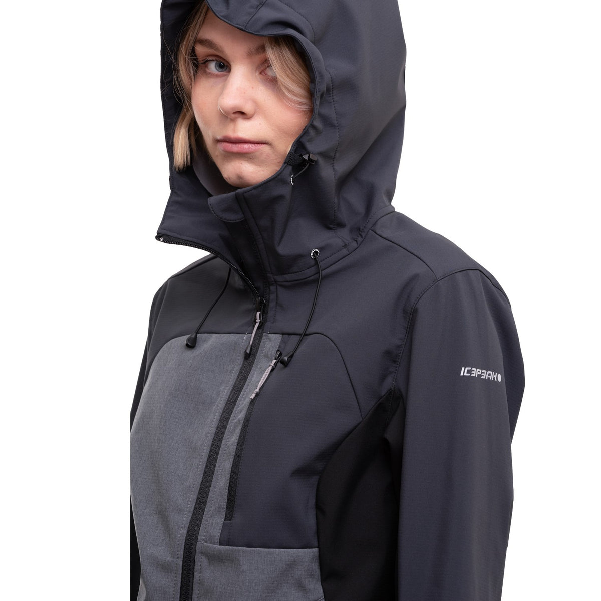 Icepeak Broadus Softshelljacke für Damen leicht und Wasserabweisend