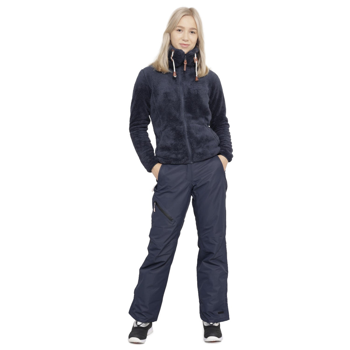 Icepeak Colony Fleecejacke Damen Langhaar Jacke Fleece