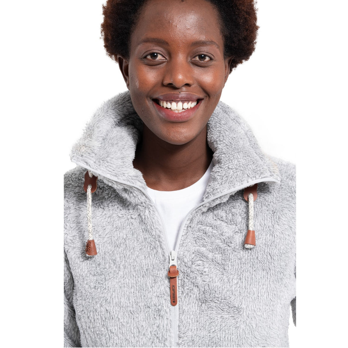 Icepeak Colony Teddy Fleecejacke Damen Langhaarfleecejacke