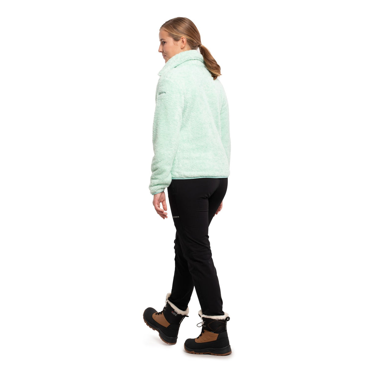 Icepeak Colony Fleecejacke Damen Langhaar Jacke Fleece