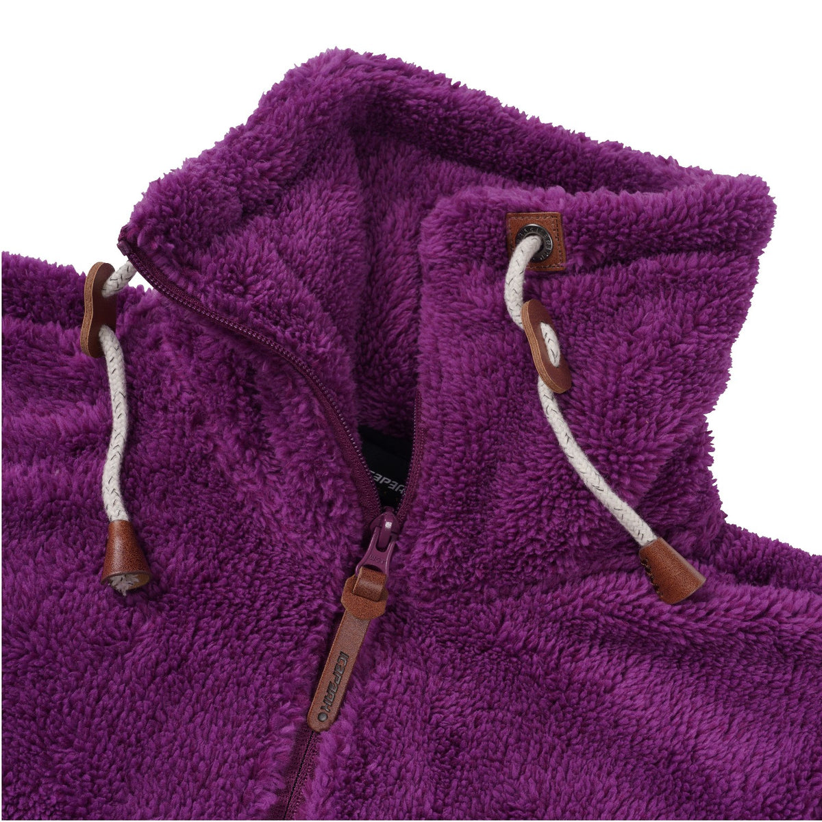 Icepeak Colony Fleecejacke Damen Langhaar Jacke Fleece
