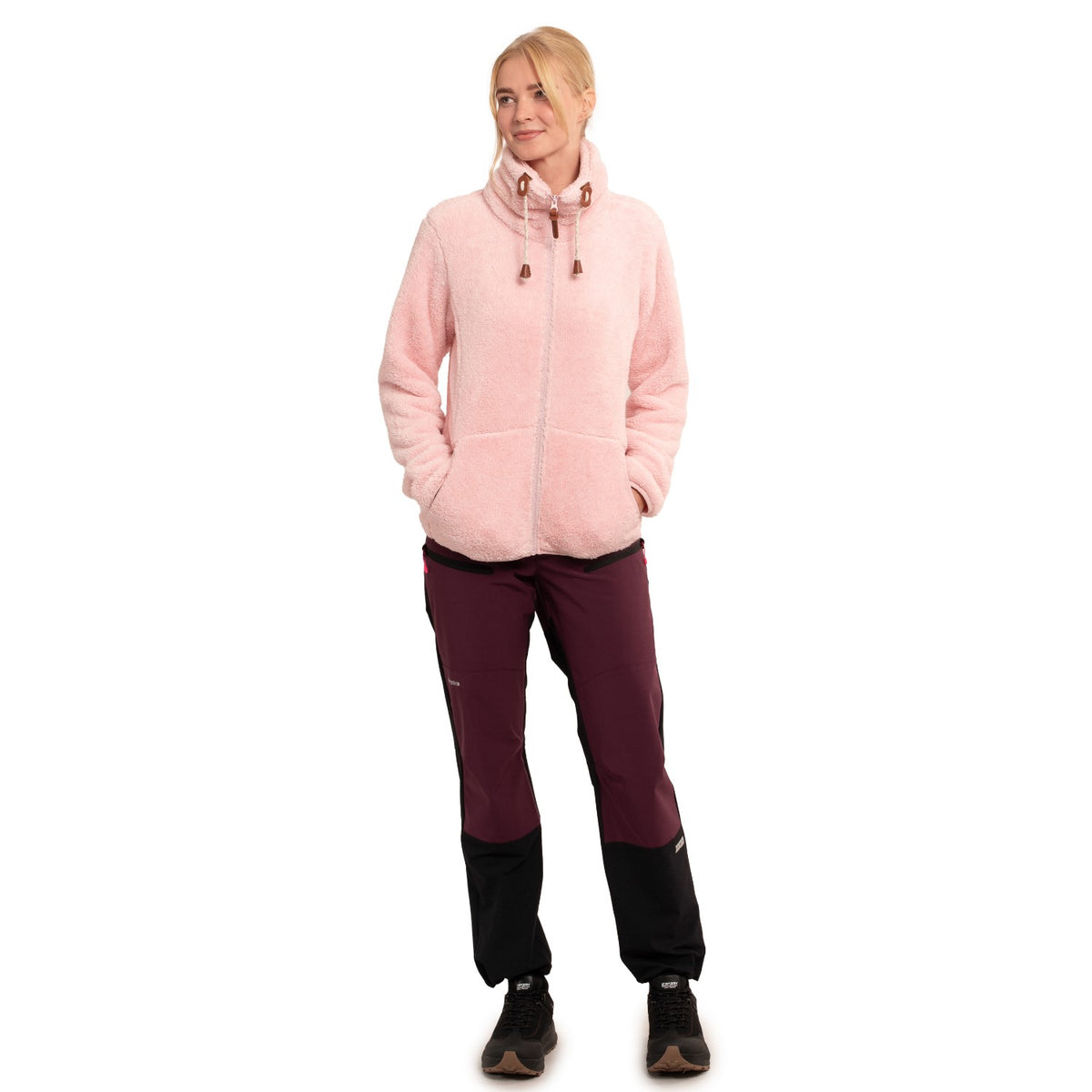 Icepeak Colony Teddy Fleecejacke Damen Langhaarfleecejacke