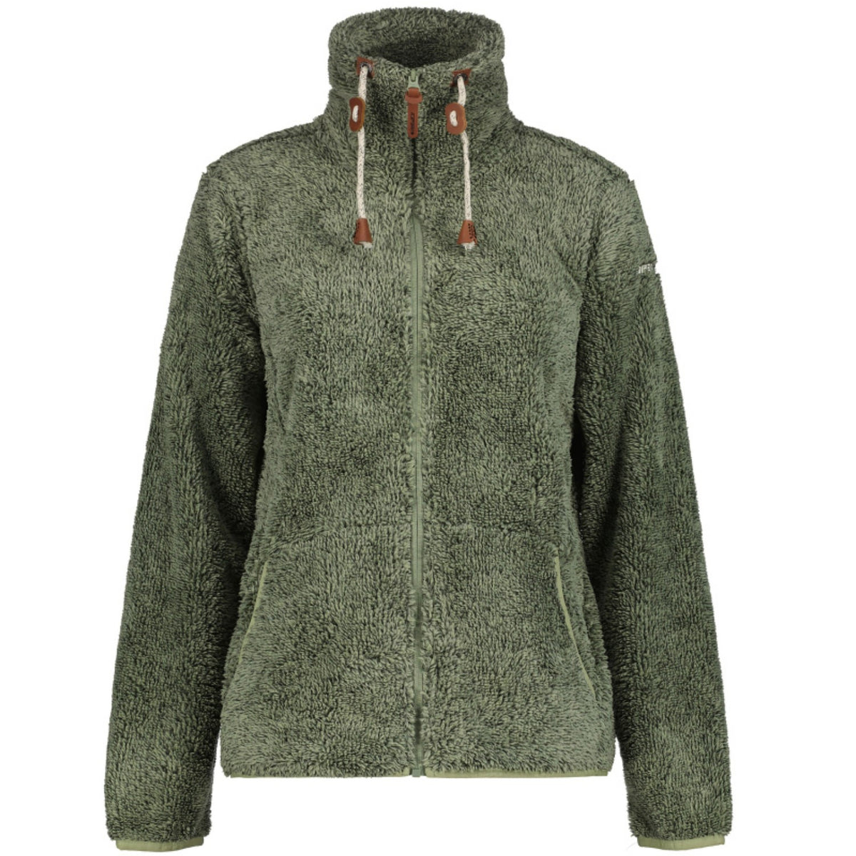 Icepeak Colony Fleecejacke Damen Langhaar Jacke Fleece