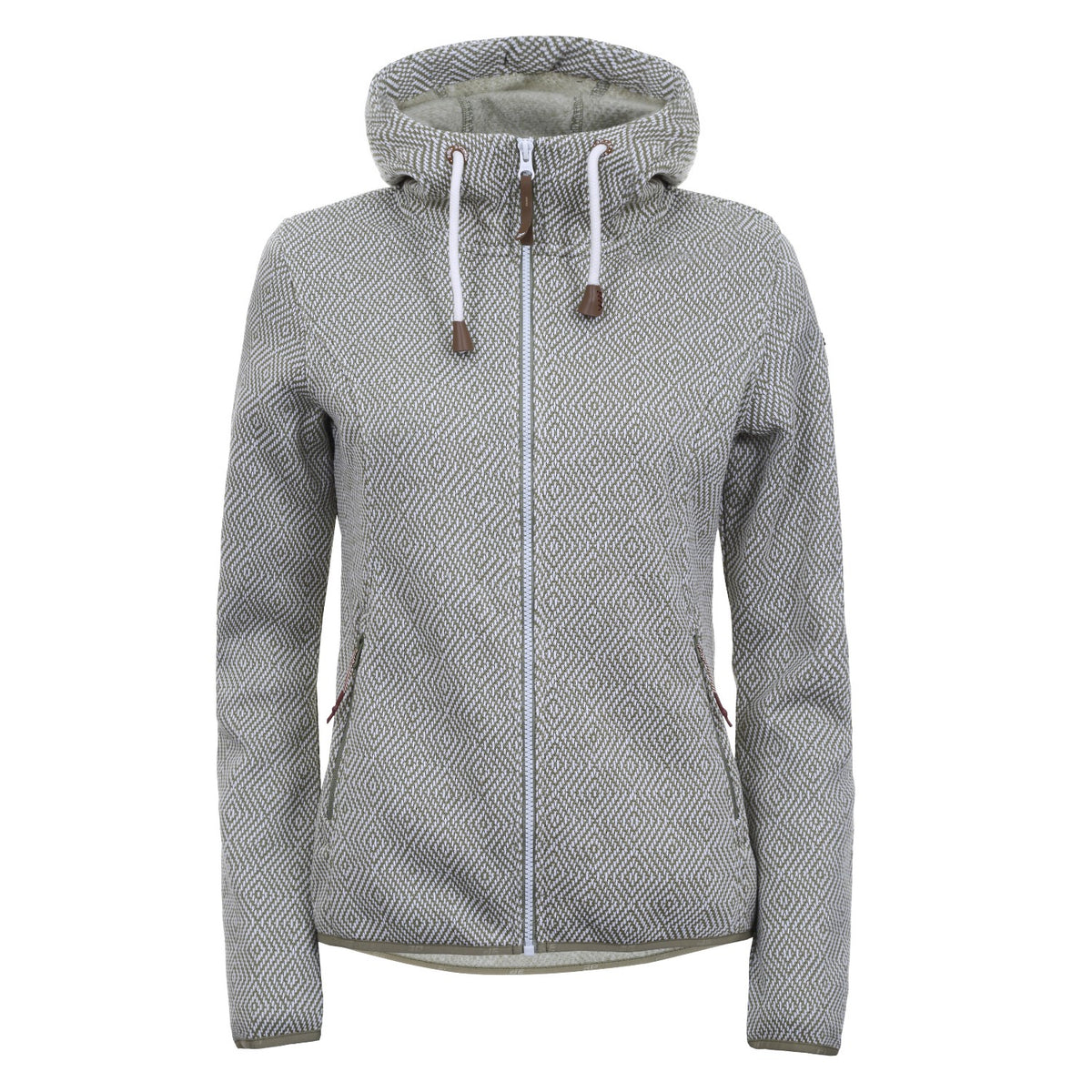 Icepeak Strickfleecejacke Damen EP Adrian mit Kapuze