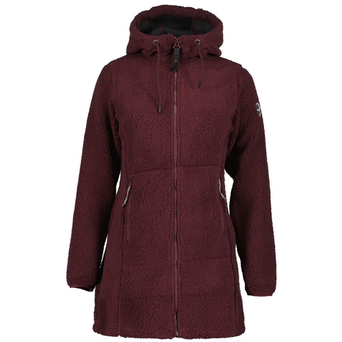 Icepeak Fleecejacke Agra für Damen mit Kapuze