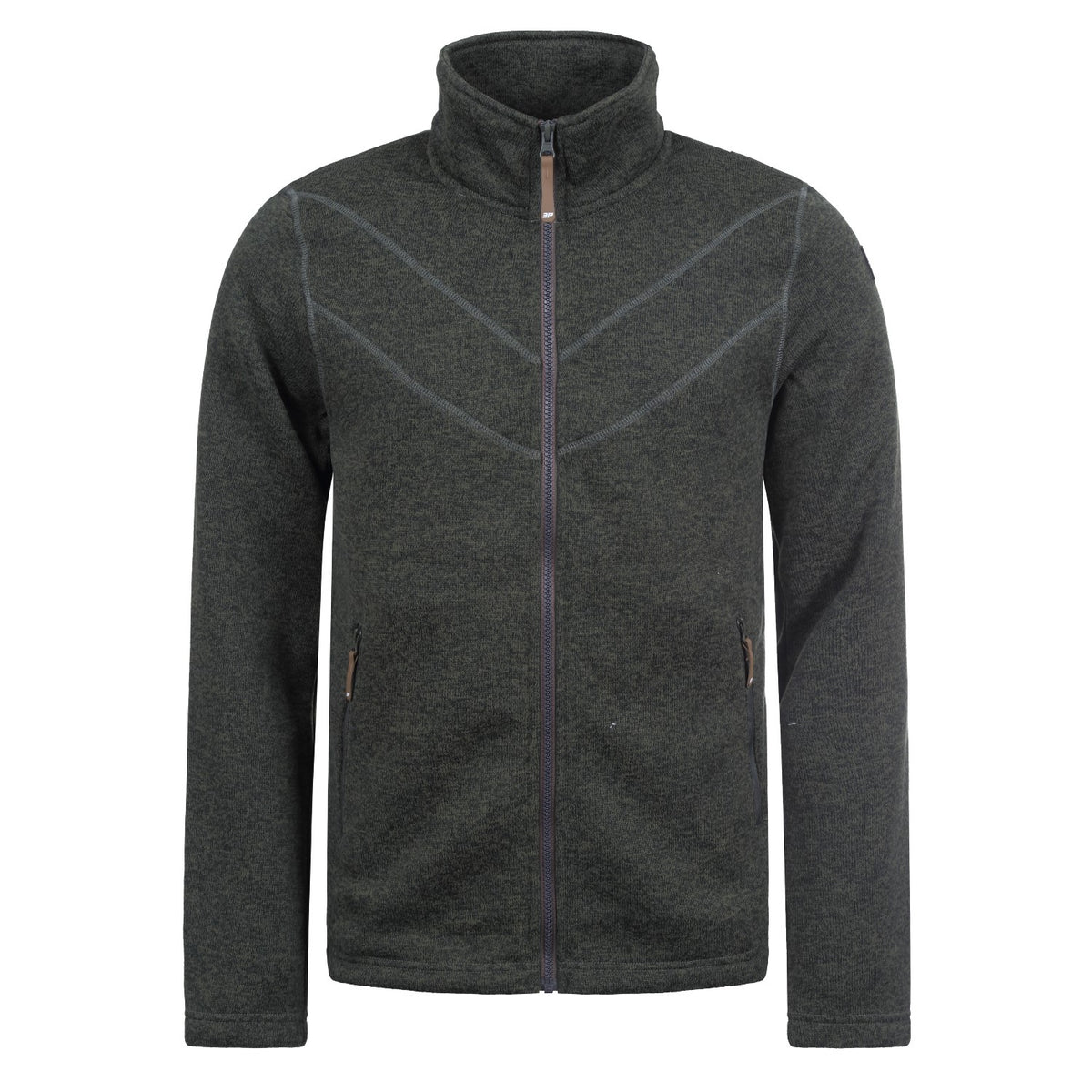 Icepeak Strickfleecejacke Lew für Herren mit Kapuze