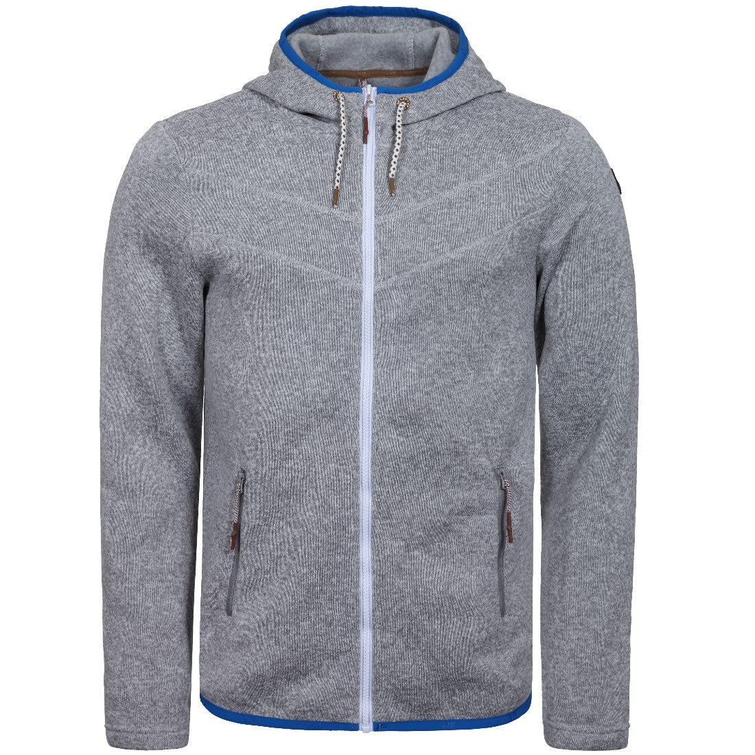 Icepeak Strickfleecejacke Lew für Herren mit Kapuze