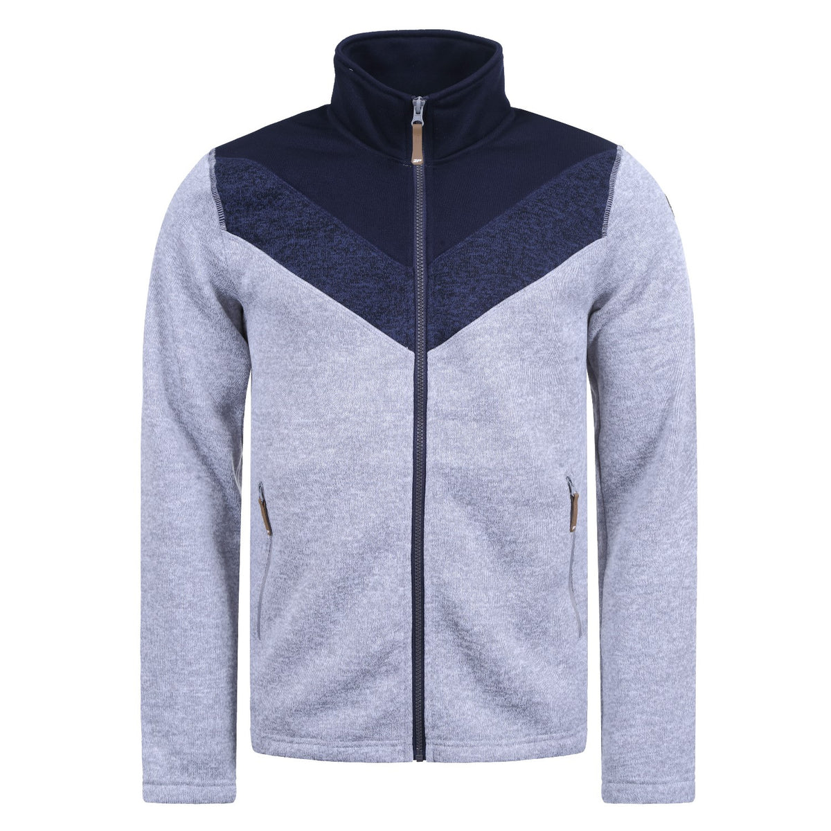 Icepeak Strickfleecejacke Lew für Herren mit Kapuze