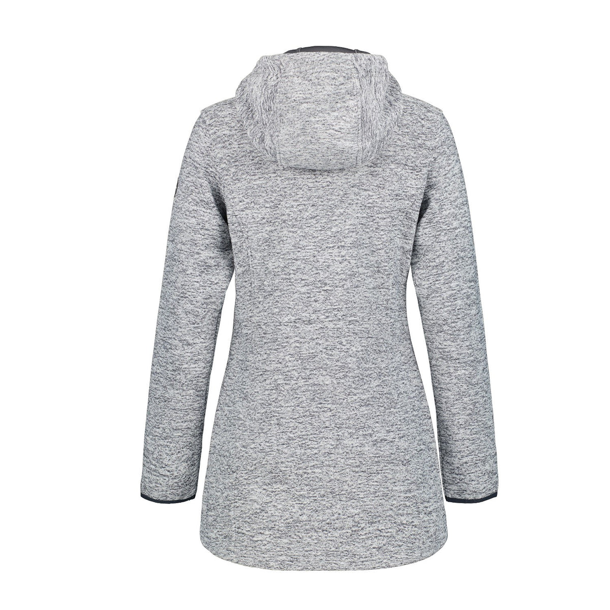 Icepeak Strickfleecejacke lang für Damen Alzey mit Kapuze