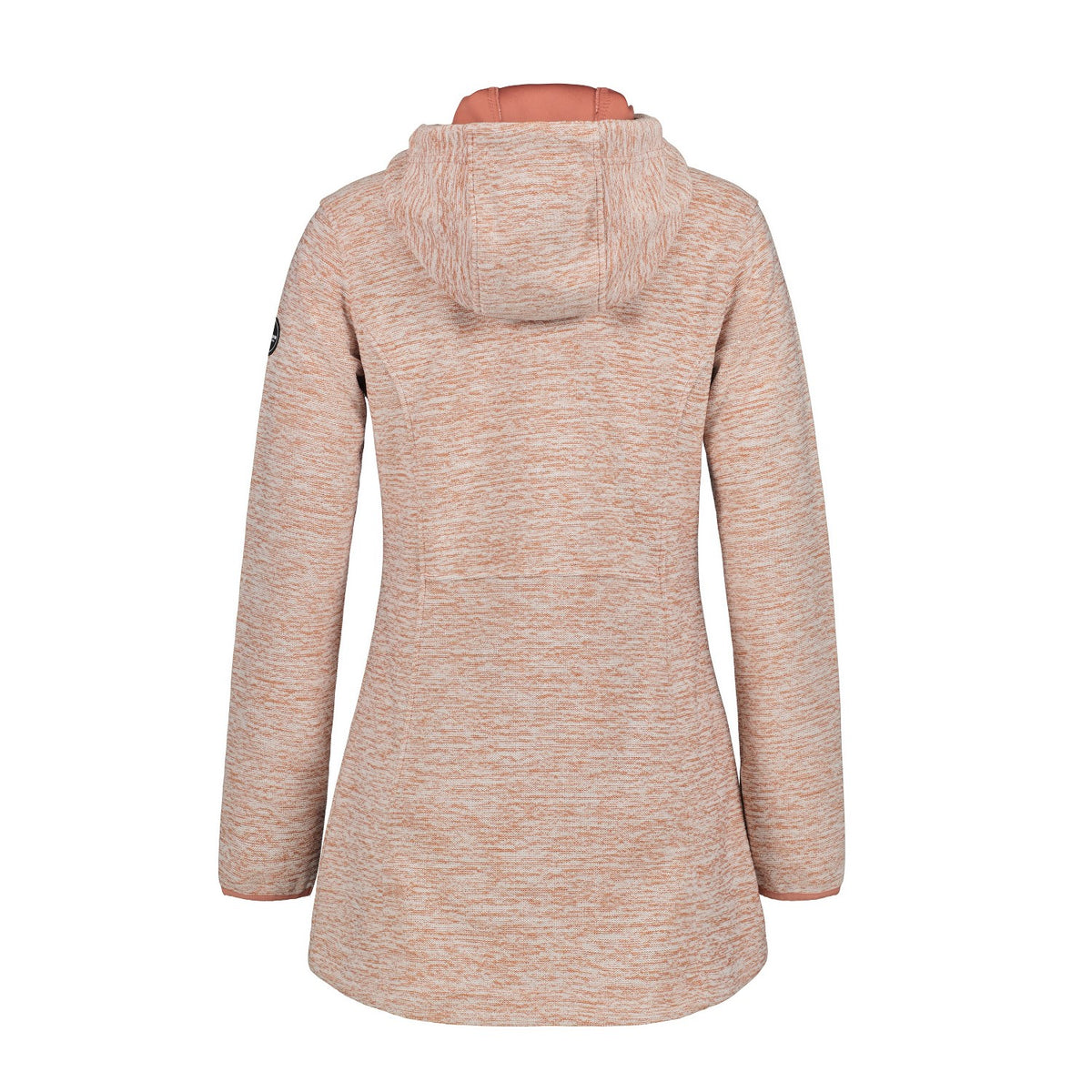 Icepeak Strickfleecejacke lang für Damen Alzey mit Kapuze