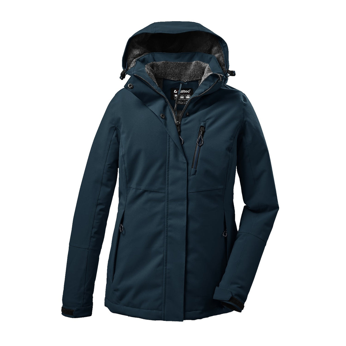 Killtec Softshelljacke Damen mit 10.000mm Wassersäule in Kurzgößen