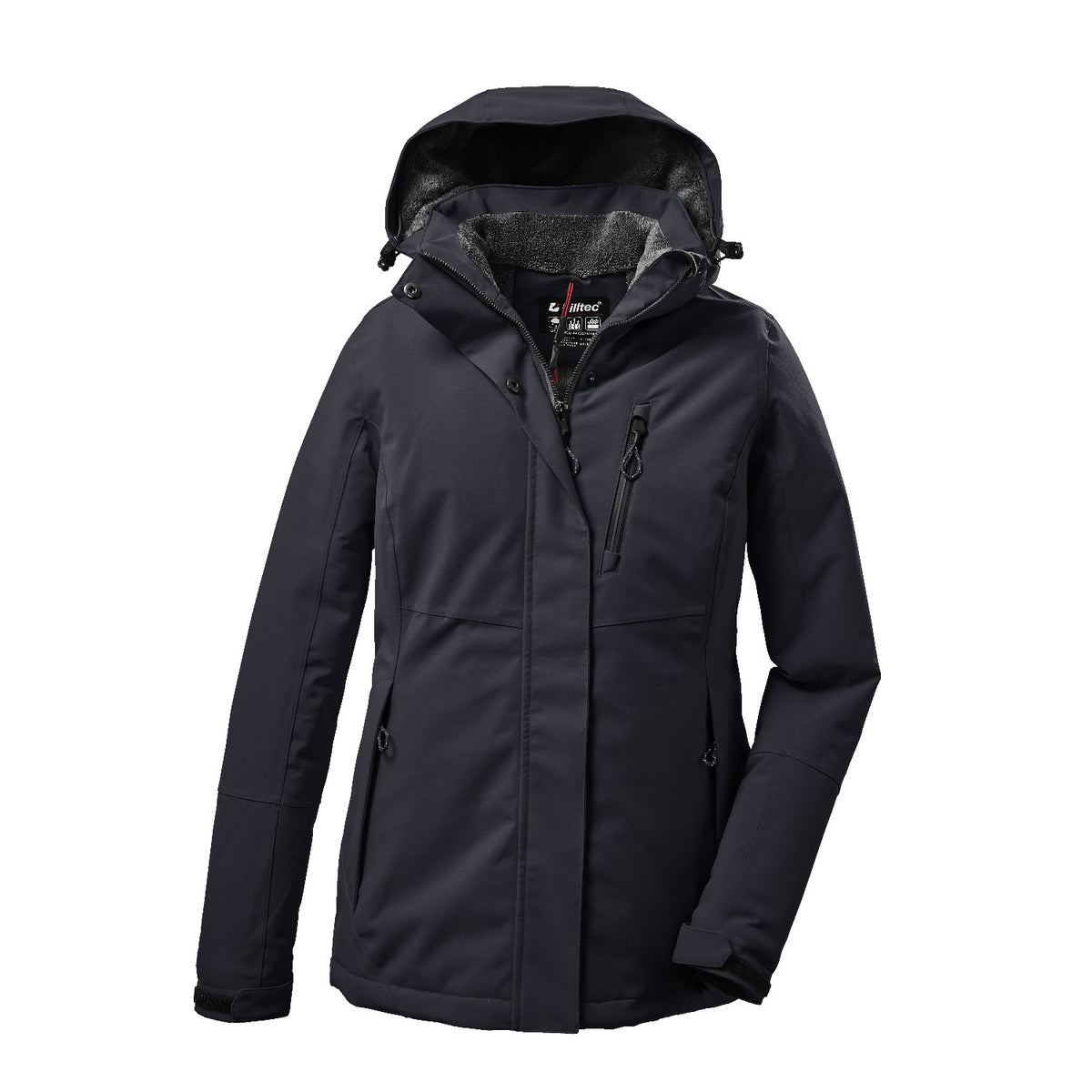 Killtec Softshelljacke Damen mit 10.000mm Wassersäule in Kurzgößen