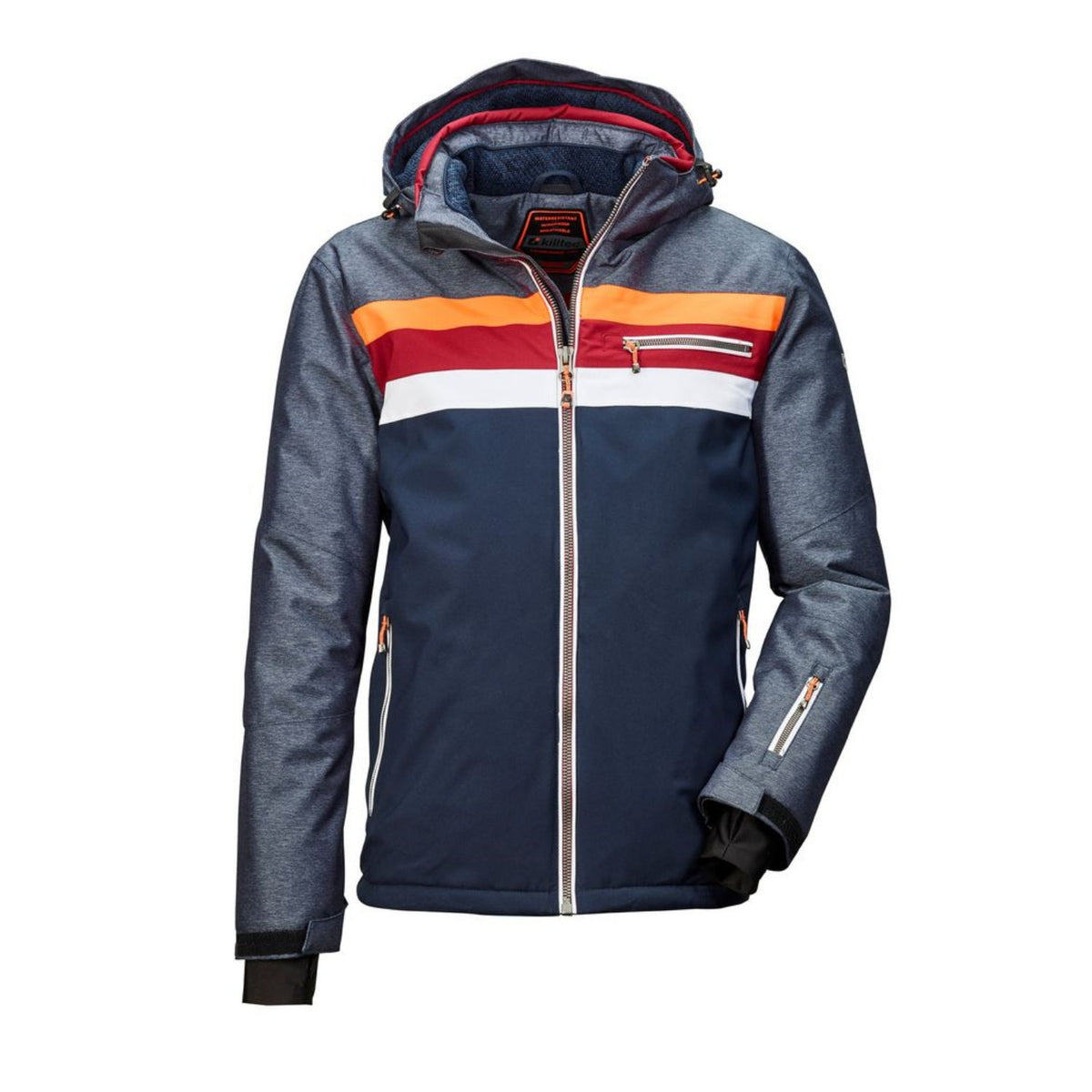 Killtec Tirano Winterjacke / Skijacke Herren Wasserdicht mit Kapuze