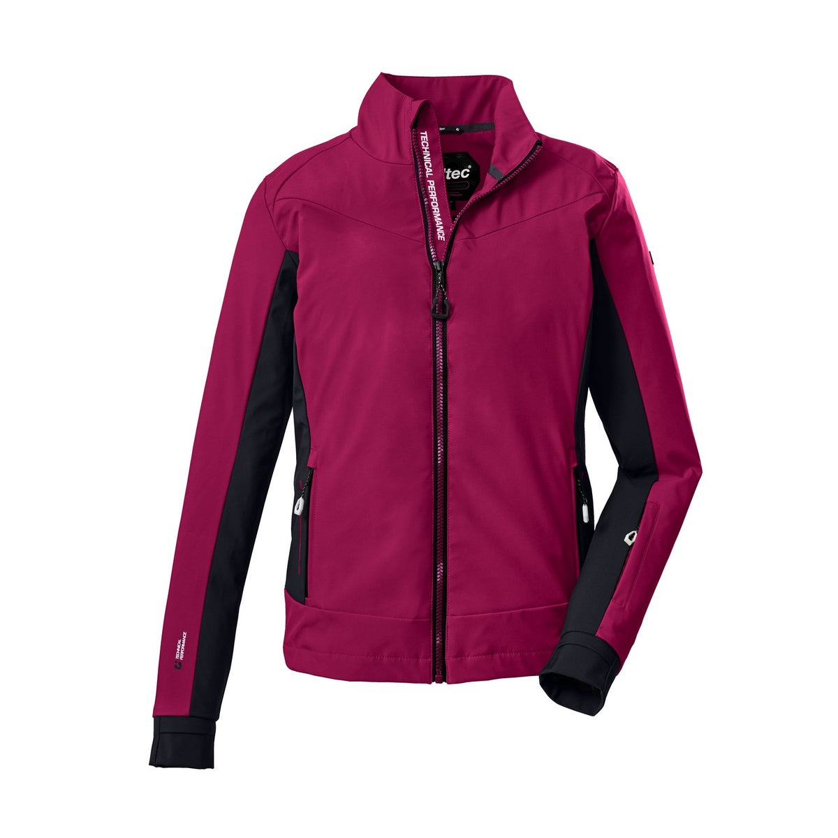Killtec Softshelljacke Damen im Colourblock Design