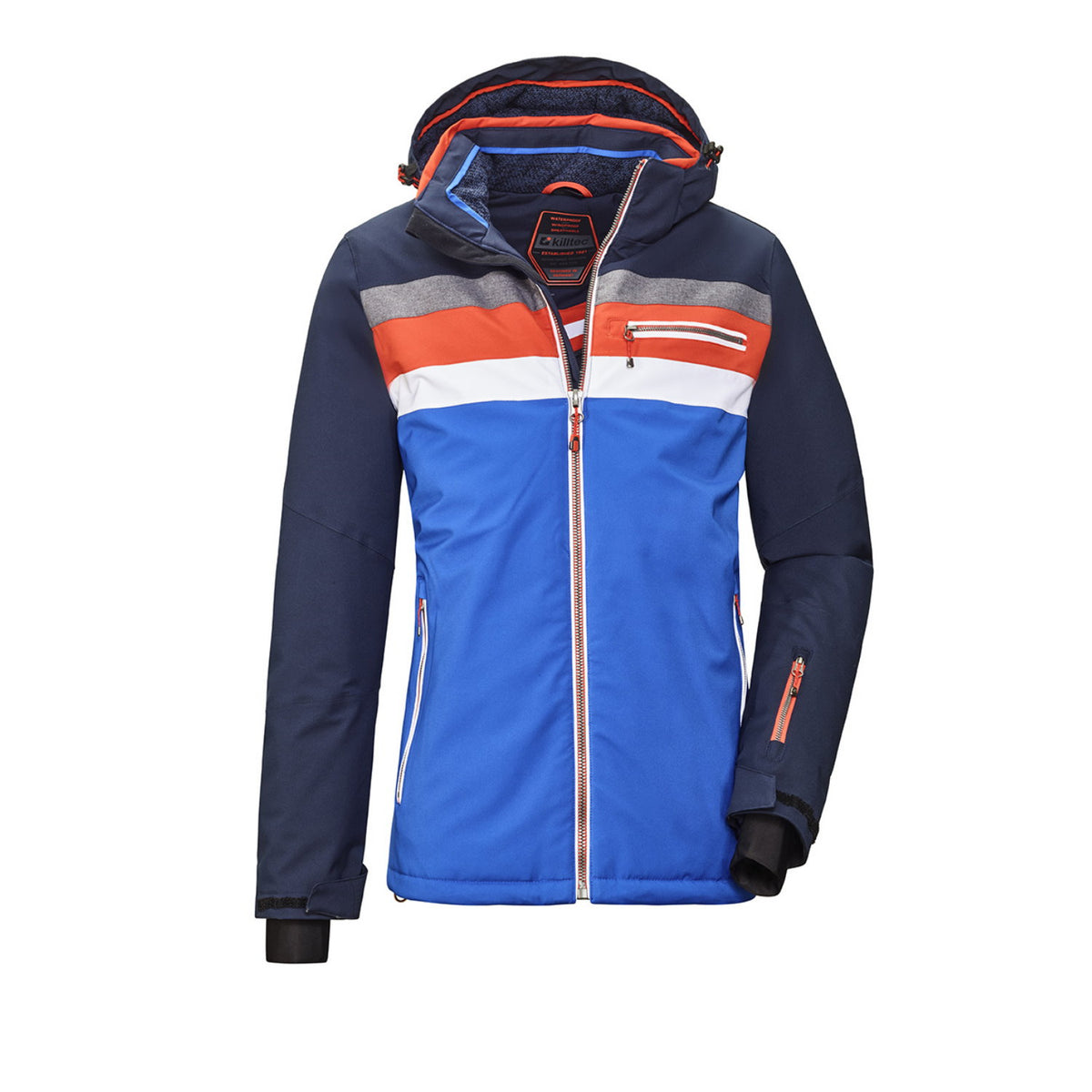Killtec Tirano Winterjacke / Skijacke Herren Wasserdicht mit Kapuze