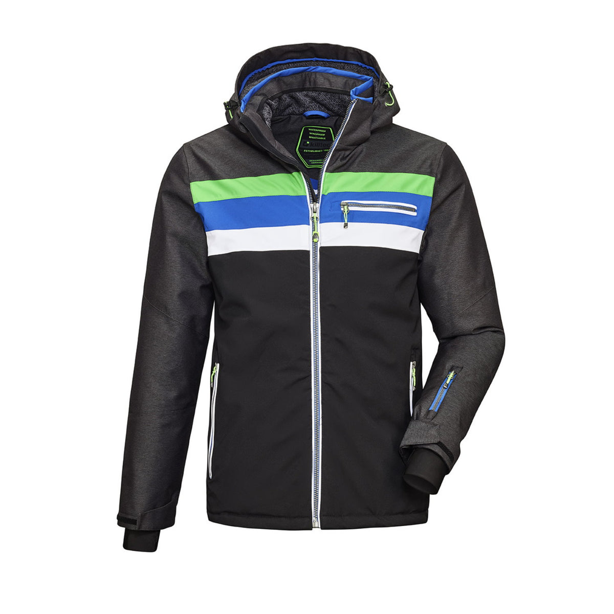 Killtec Tirano Winterjacke / Skijacke Herren Wasserdicht mit Kapuze