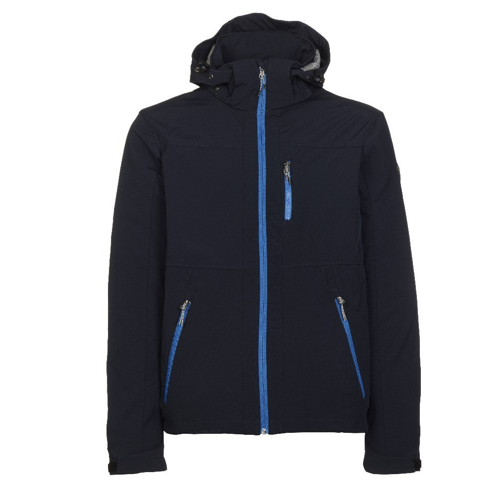 Killtec Softshelljacke Herren mit 8.000mm Wassersäule und Kapuze