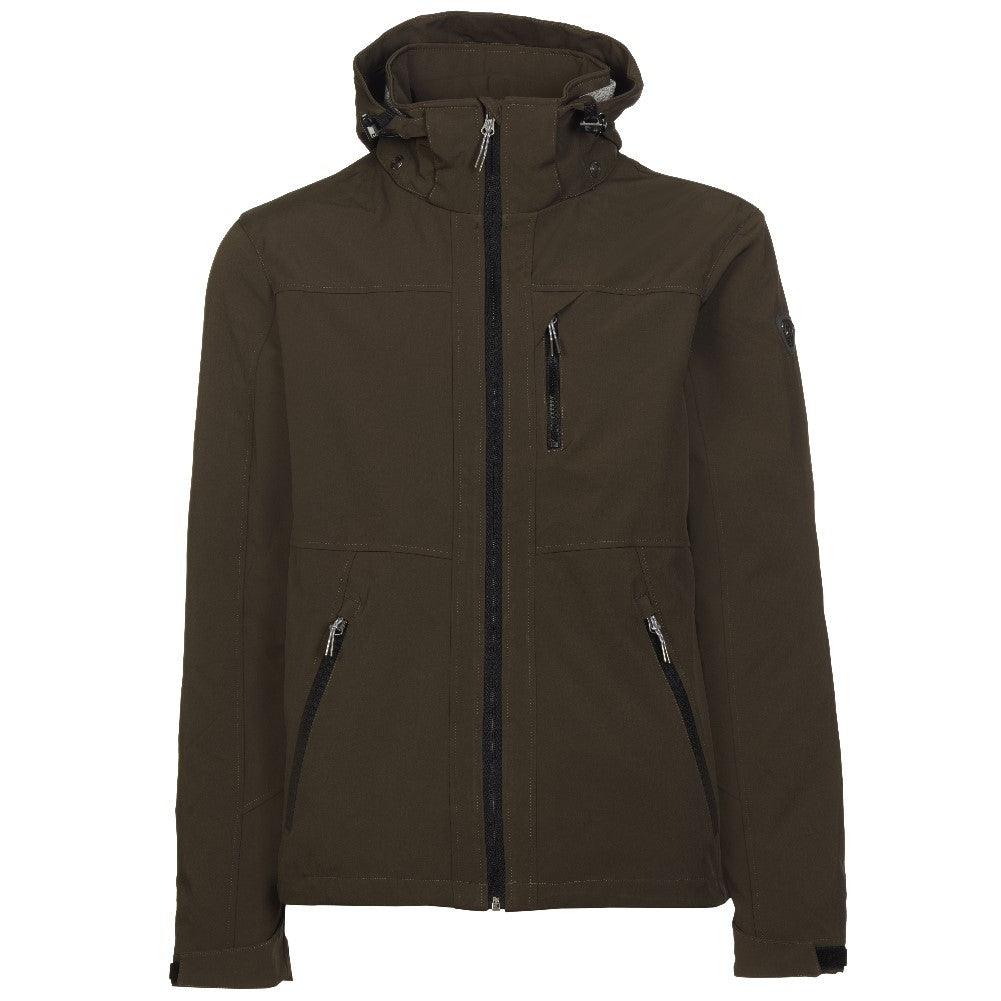 Killtec Softshelljacke Herren mit 8.000mm Wassersäule und Kapuze