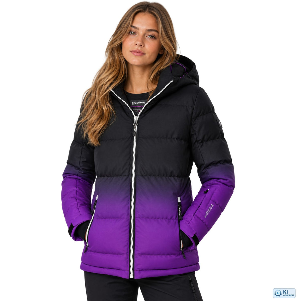 Killtec Winterjacke für Mädchen mit Kapuze und Schneefang