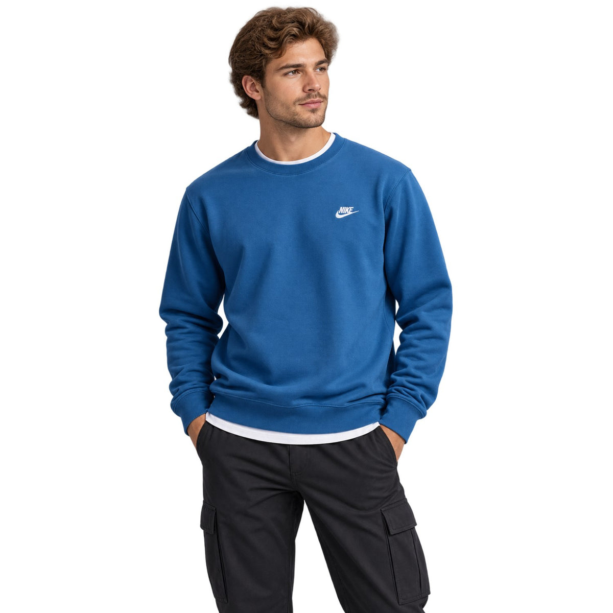 Nike Pullover Club Fleece Herren