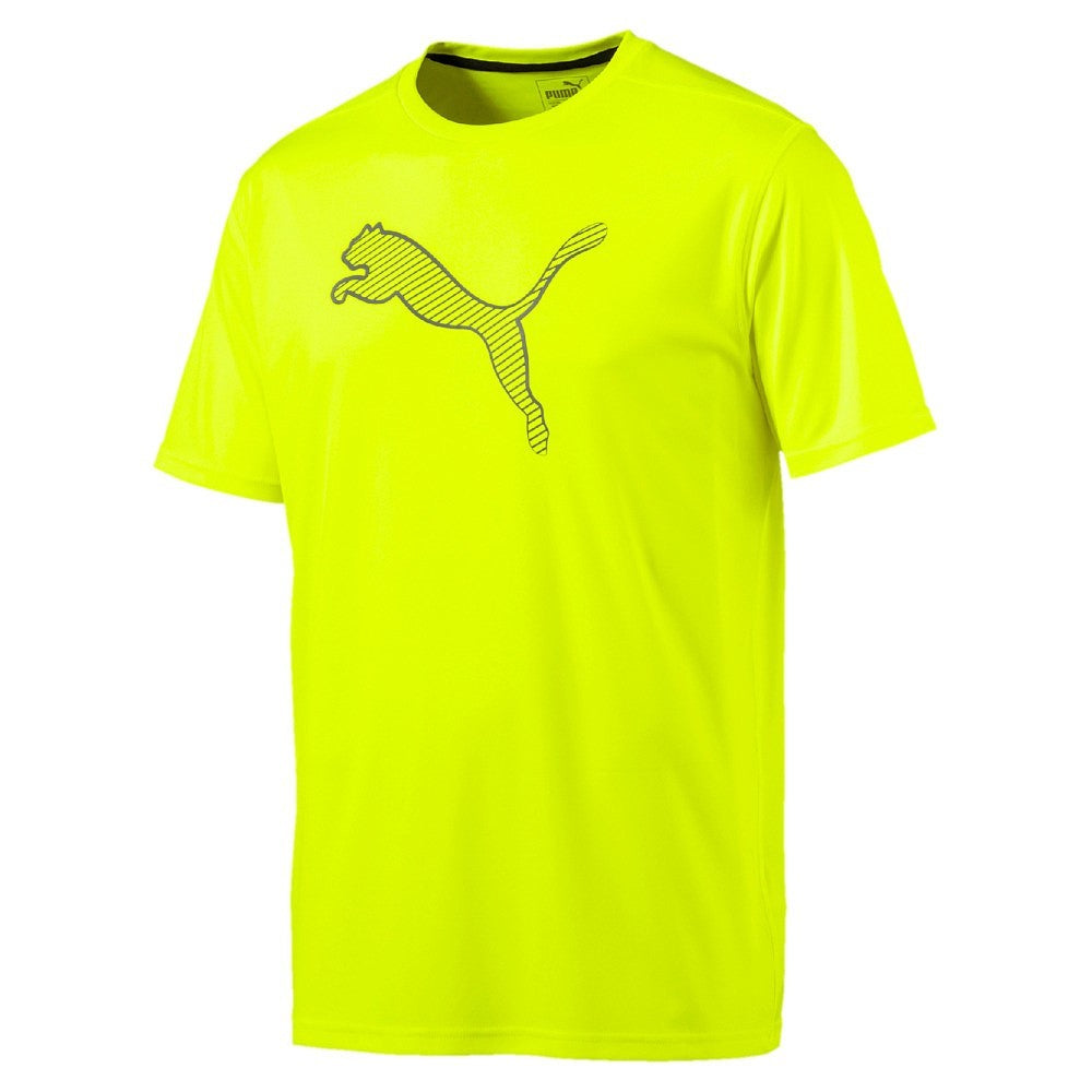 Puma T Shirt Herren mit großem PUMA Cat Logo auf der Brust dryCell Material