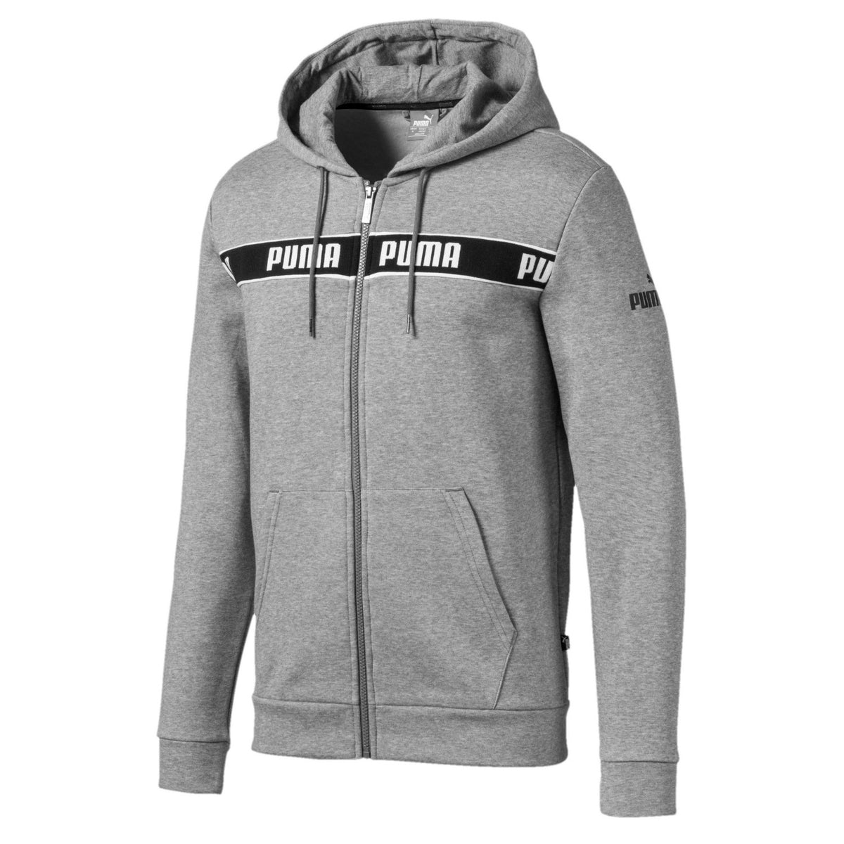 Puma Kapuzenjacke Herren Hoodie Jacke mit Fleecefutter