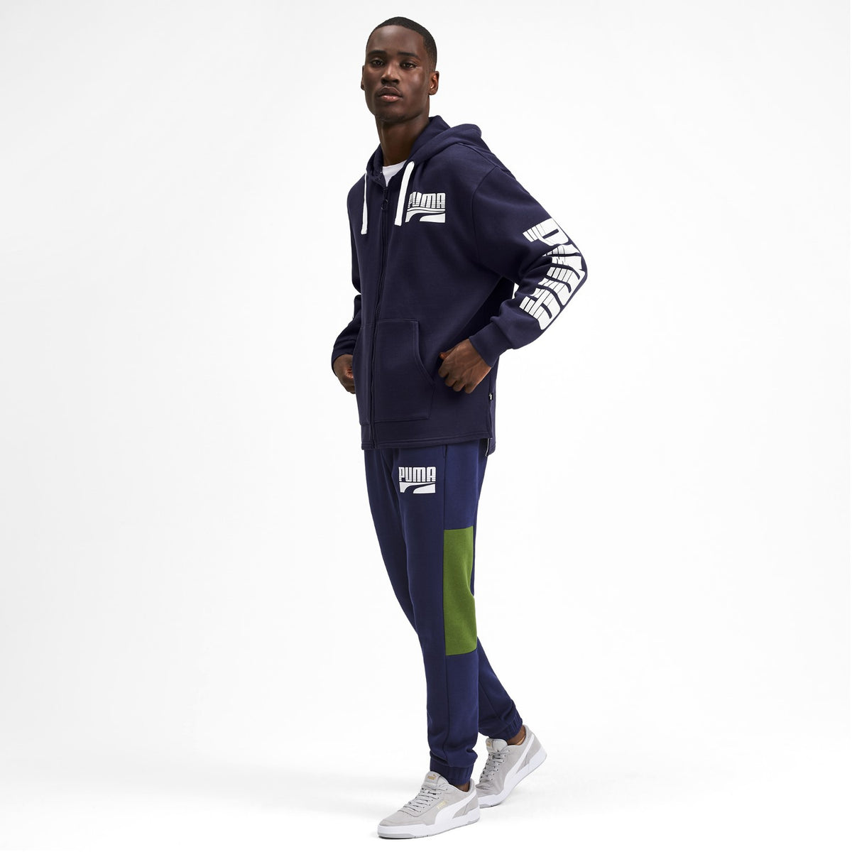 Puma Kapuzenjacke Herren dünn mit Fleece Rebel Bold FZ Hoody