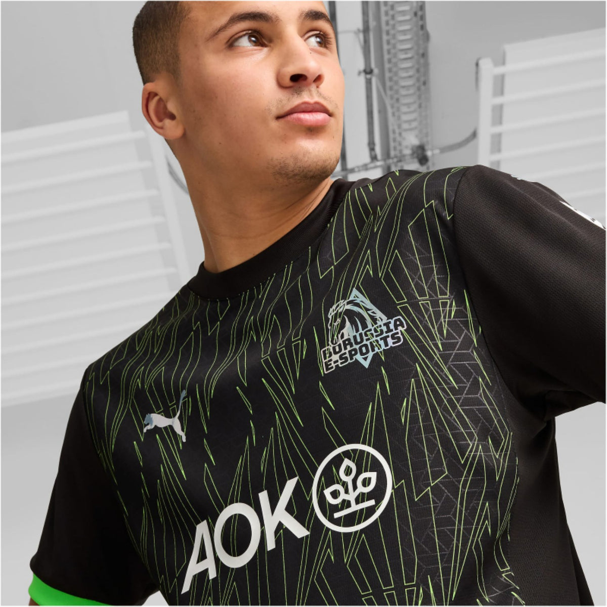 Puma BMG Borussia Mönchengladbach E-Sports Trikot der Saison 24/25